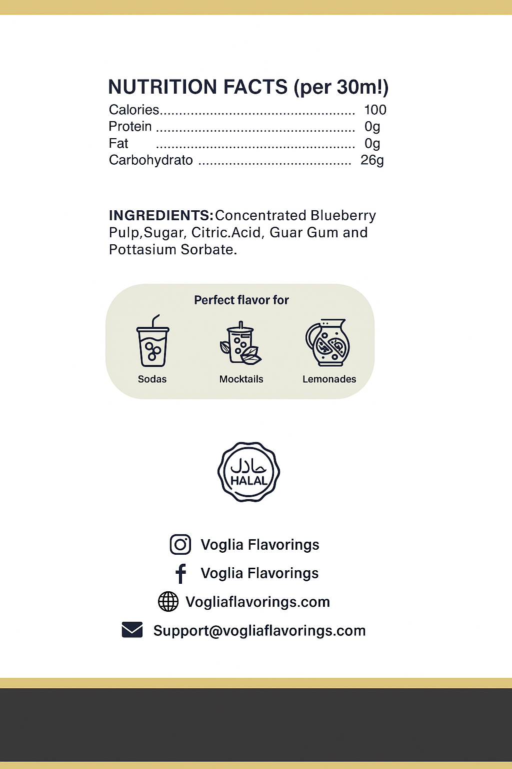 Blueberry 2kg | Purée