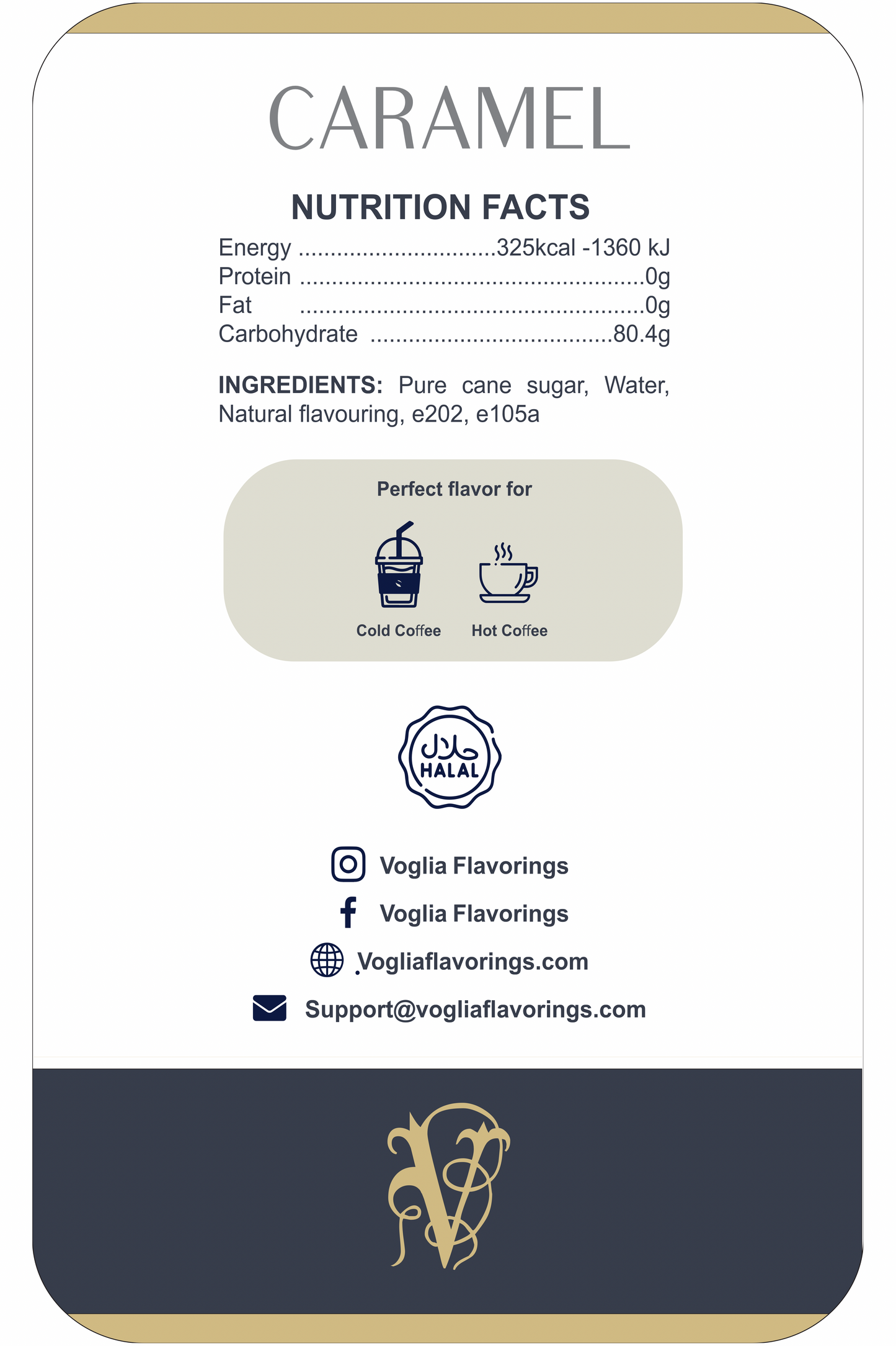 Caramel 1L | Coffee Syrup