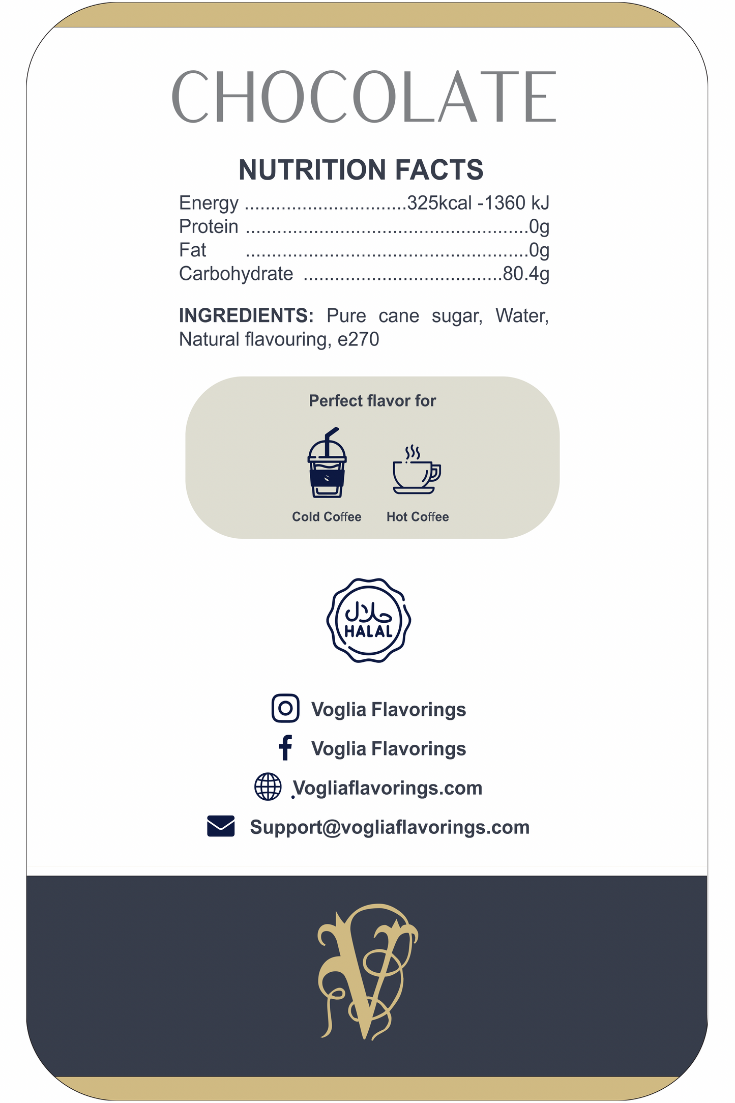 Chocolate 1L | Coffee Syrup