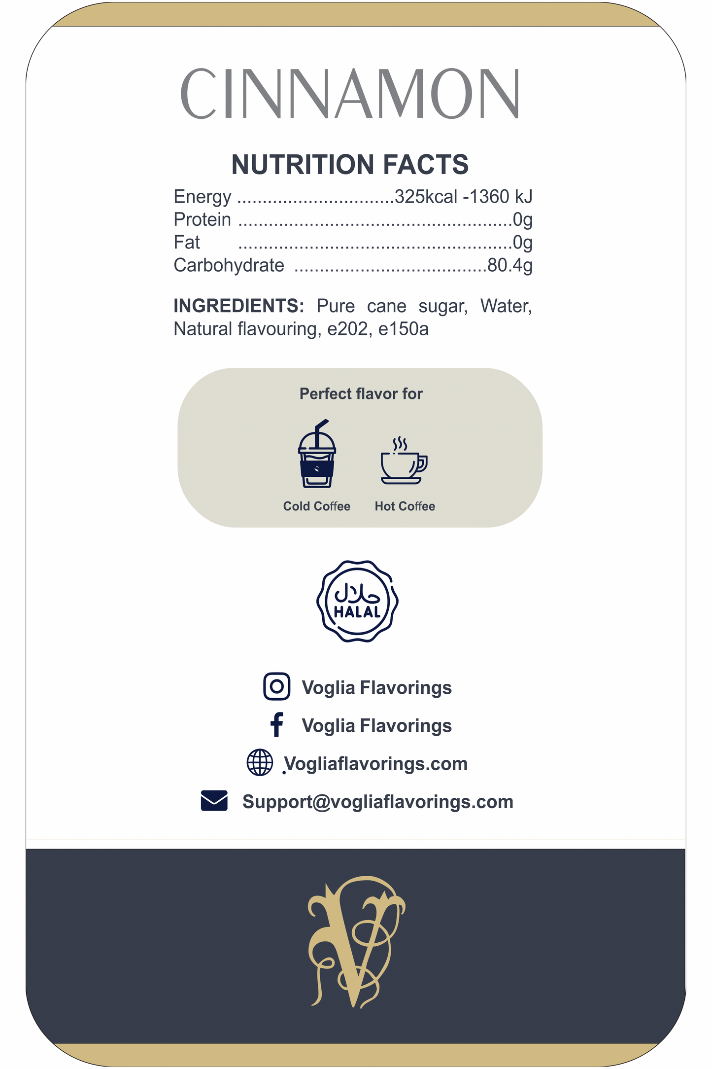 Cinnamon 1L | Coffee syrup