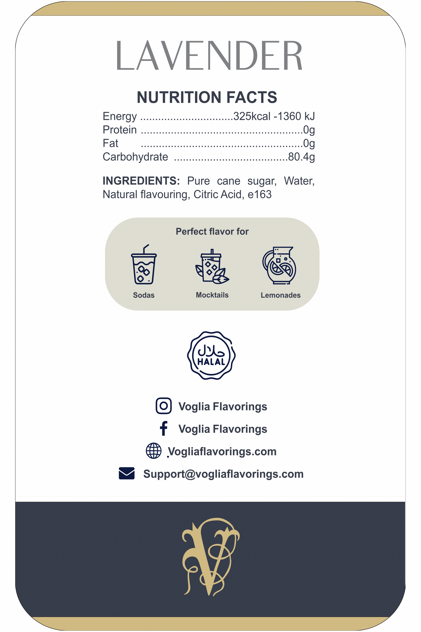 Lavender 1L | Fruit Syrup