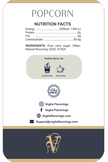 Popcorn 1L | Coffee Syrup