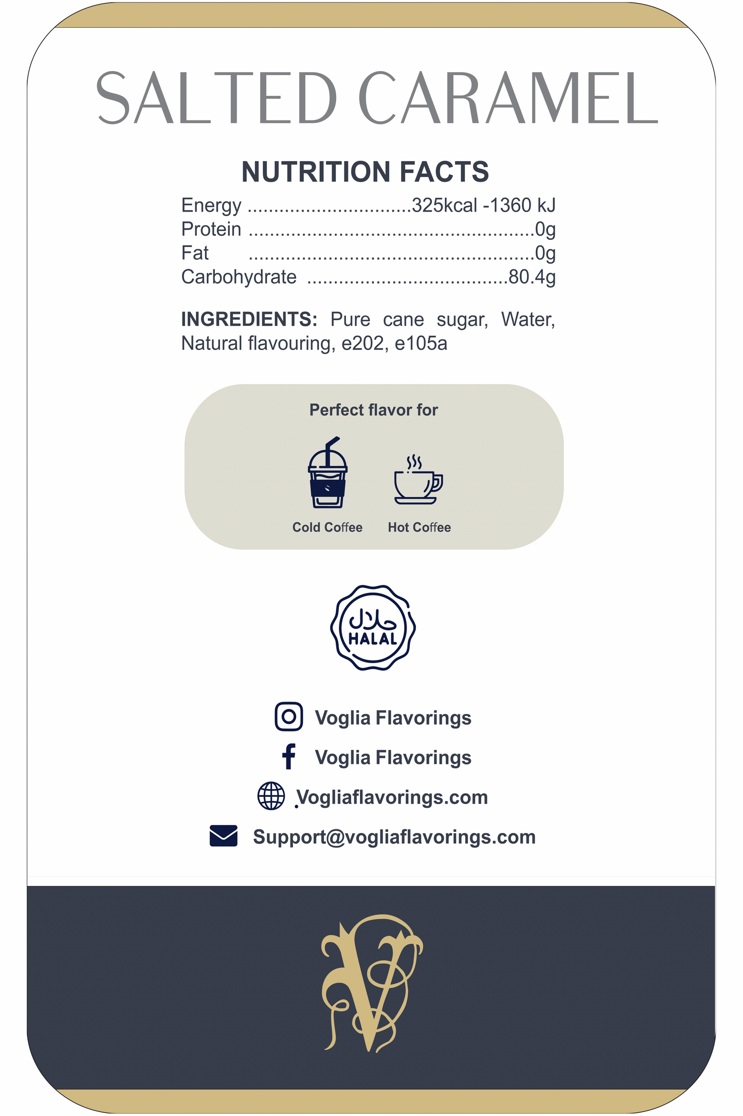 Salted Caramel 1L | Coffee Syrup