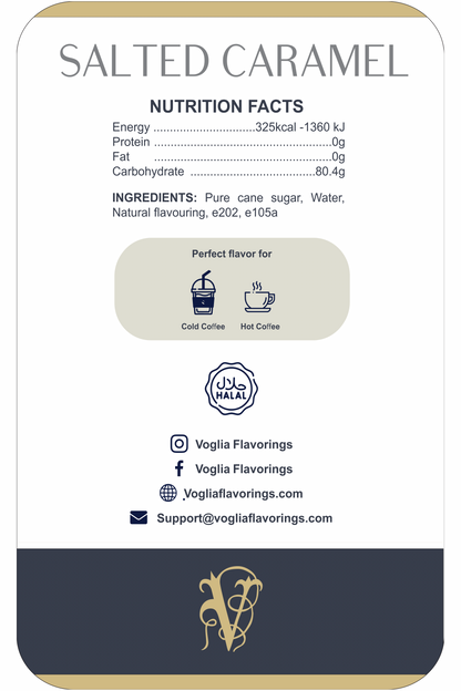 Salted Caramel 1L | Coffee Syrup