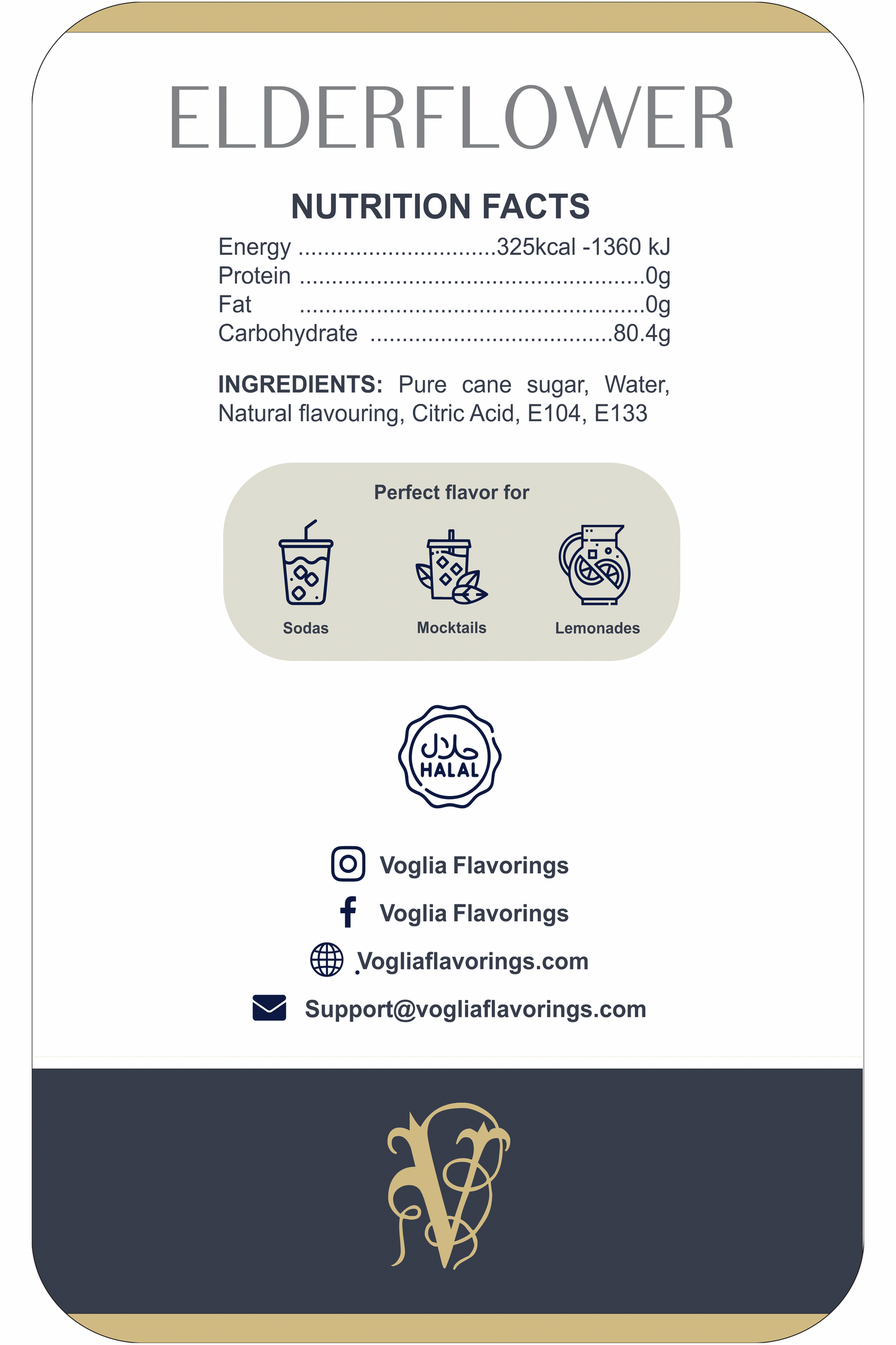 Elderflower 1L | Fruit Syrup