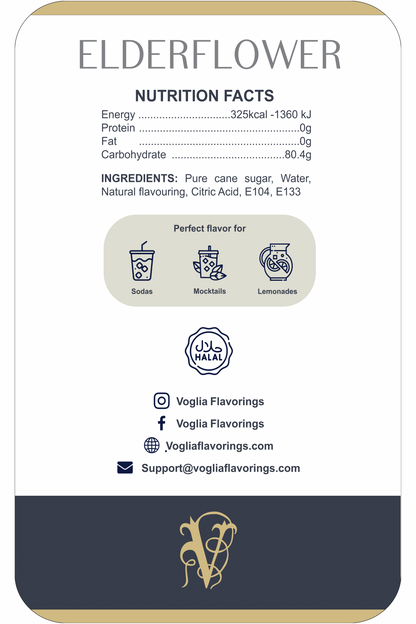 Elderflower 1L | Fruit Syrup