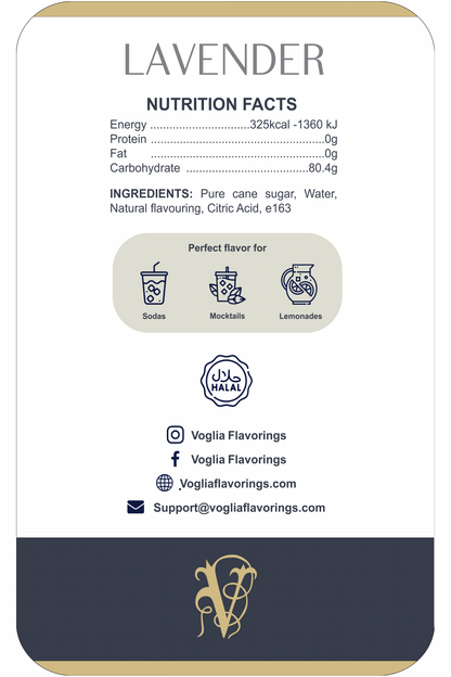 Lavender 1L | Fruit Syrup