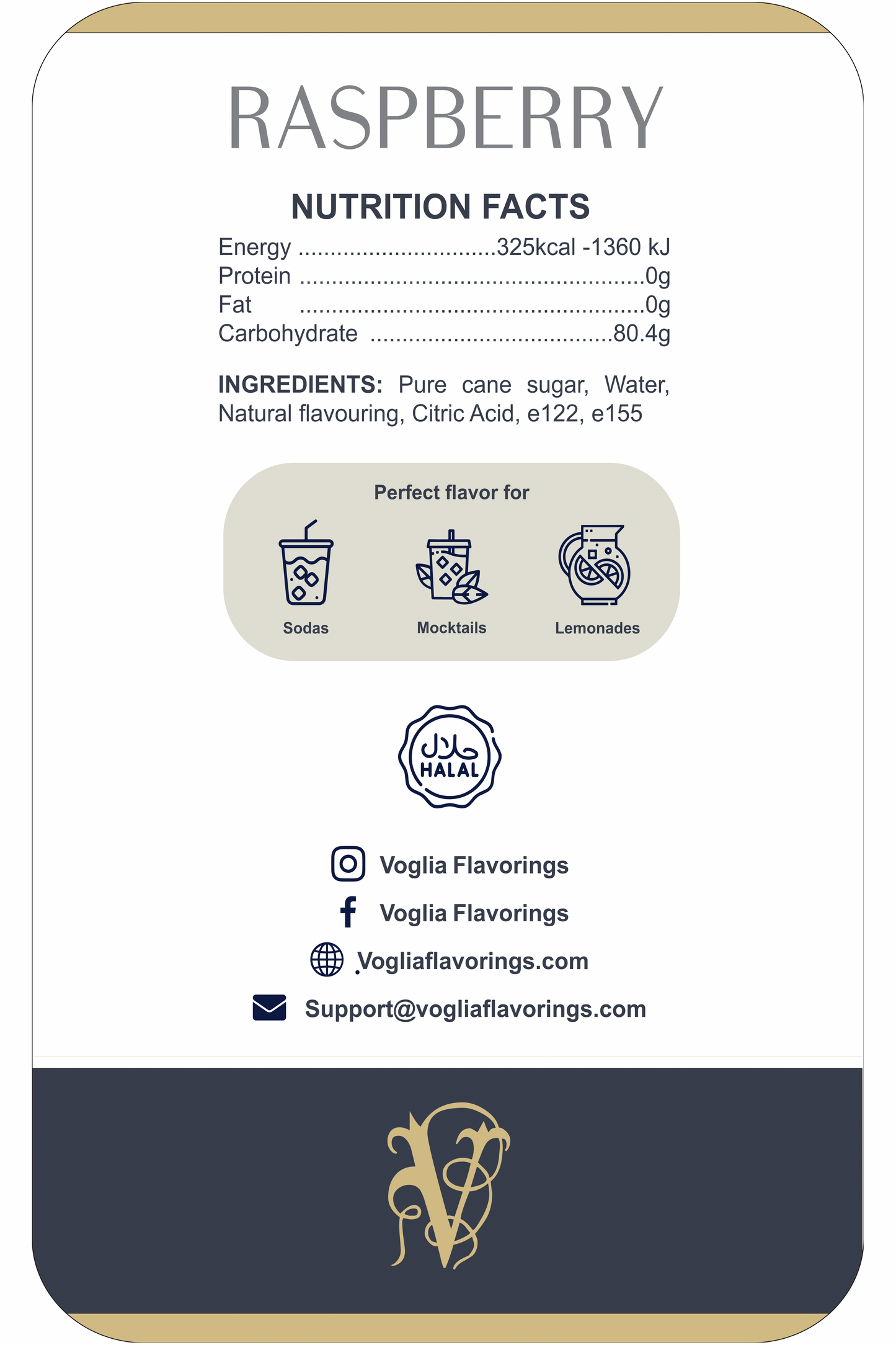 Raspberry 1L | Fruit Syrup