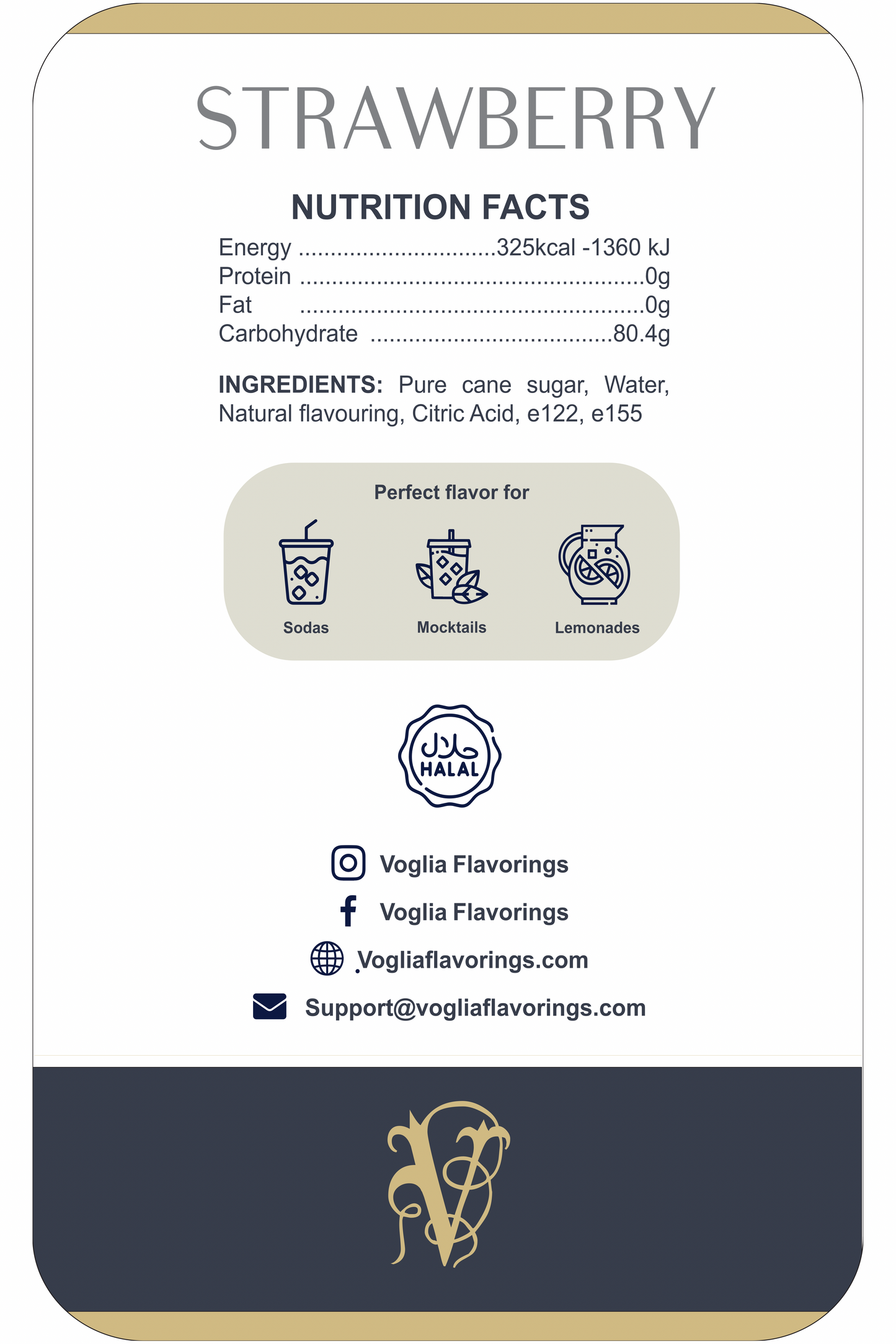 Strawberry 1L | Fruit Syrup