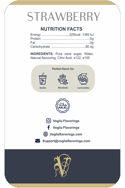 Strawberry 1L | Fruit Syrup